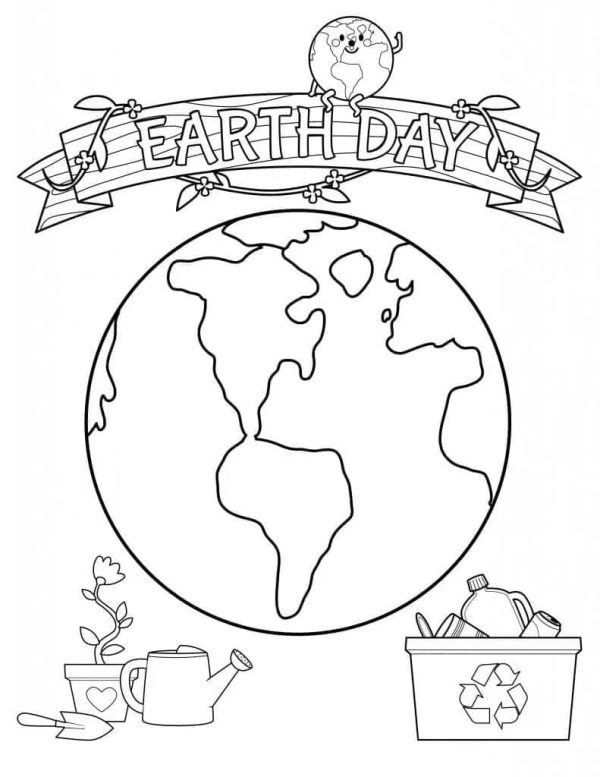 Drawing of Earth Day