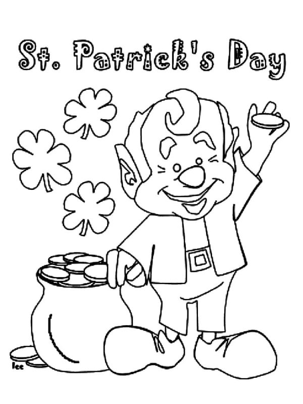 Drawing of Saint Patrick’s Day