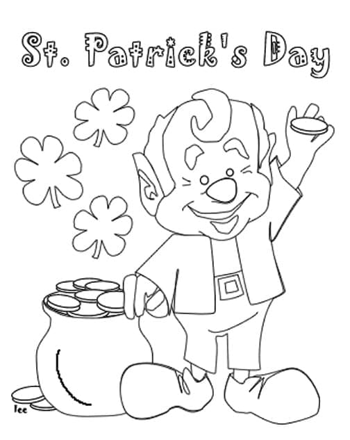 Drawing of St Patrick’s Day
