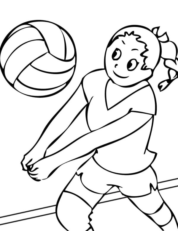 Free Printable Volleyball