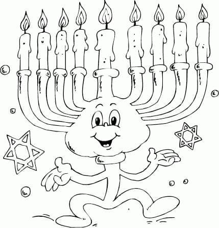 Funny Hanukkah Menorah
