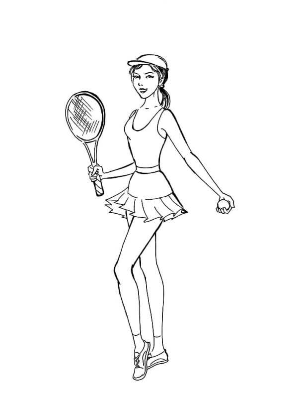 Girl Tennis Player