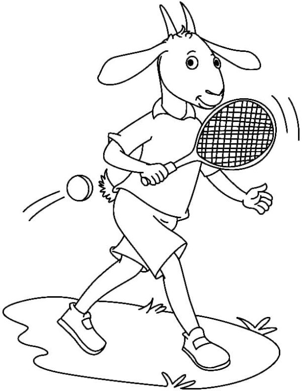 Goat Plays Tennis