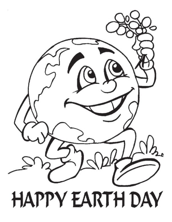 Happy Earth Day Printable For Kids