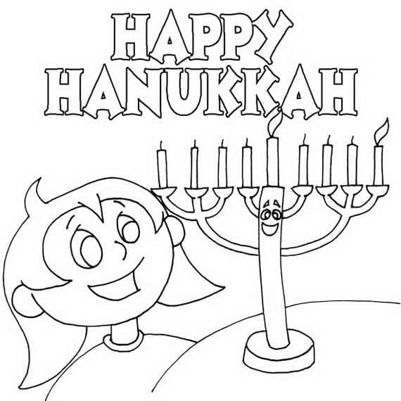 Happy Hanukkah Free Printable