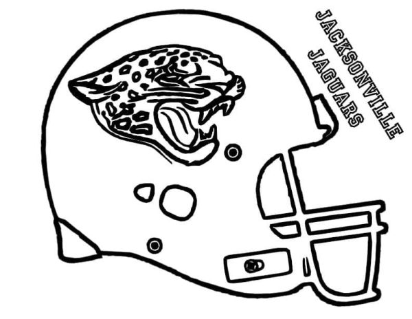 Jacksonville Jaguars Football Helmet