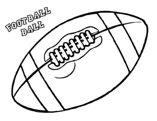 Print American Football Ball