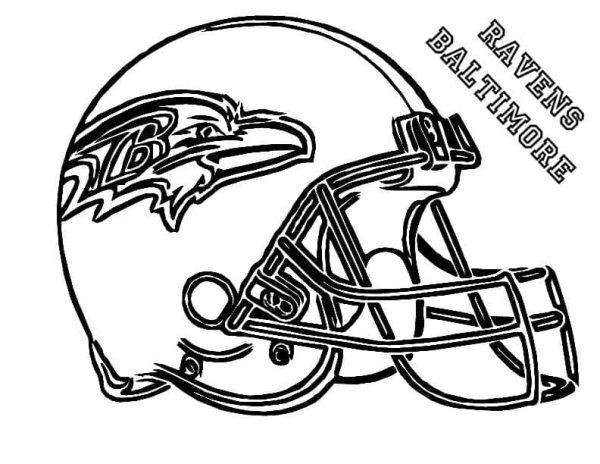 Ravens Baltimore Football Helmet