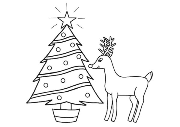 Rudolph and Christmas Tree