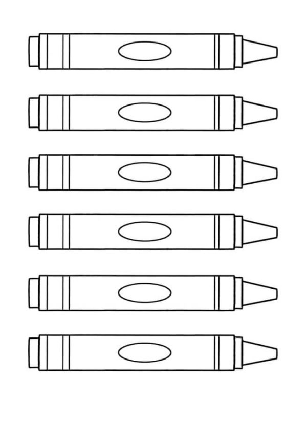 Simple Six Crayons