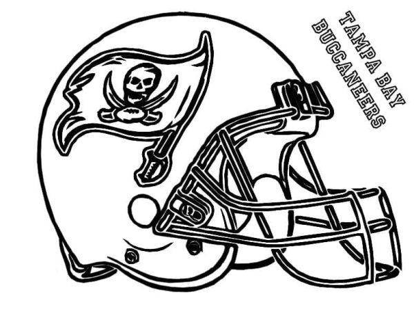 Tampa Bay Buccaneers Football Helmet