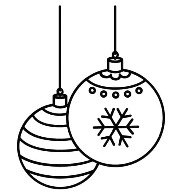 Two Christmas Ornaments