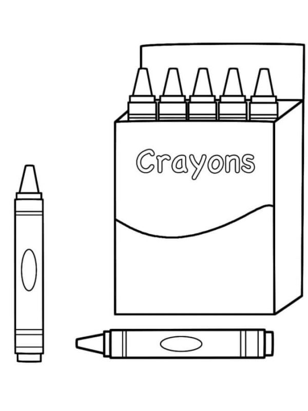 Two Crayons Fell Out Of The Packaging