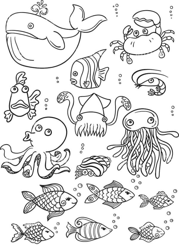 Under the Sea Printable For Kids